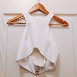 Tobi White Crop Top